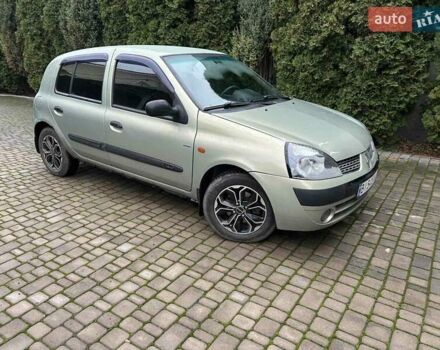 Зеленый Рено Клио, объемом двигателя 1.39 л и пробегом 156 тыс. км за 4500 $, фото 1 на Automoto.ua