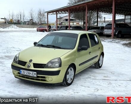 Зеленый Рено Клио, объемом двигателя 1.4 л и пробегом 120 тыс. км за 3250 $, фото 1 на Automoto.ua