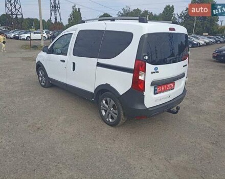 Білий Рено Dokker, об'ємом двигуна 1.5 л та пробігом 237 тис. км за 9700 $, фото 6 на Automoto.ua