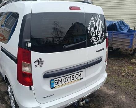Белый Рено Dokker, объемом двигателя 1.5 л и пробегом 81 тыс. км за 13000 $, фото 2 на Automoto.ua