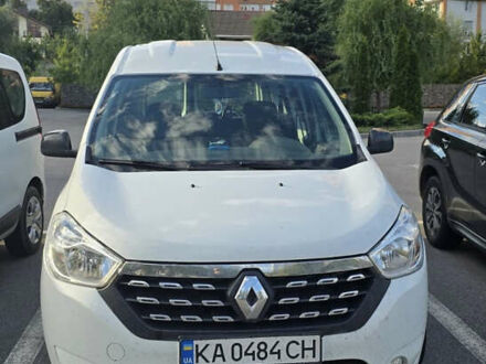 Белый Рено Dokker, объемом двигателя 1.5 л и пробегом 54 тыс. км за 15500 $, фото 1 на Automoto.ua