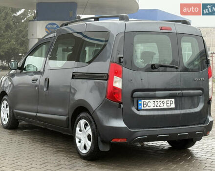 Серый Рено Dokker, объемом двигателя 1.46 л и пробегом 240 тыс. км за 7300 $, фото 8 на Automoto.ua