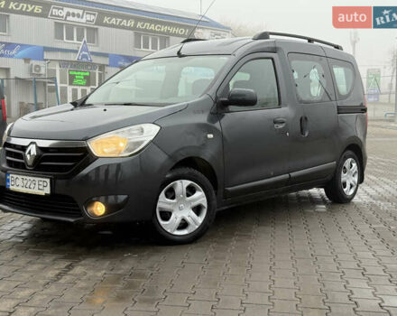 Серый Рено Dokker, объемом двигателя 1.46 л и пробегом 240 тыс. км за 7300 $, фото 3 на Automoto.ua