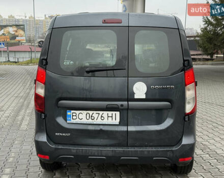 Серый Рено Dokker, объемом двигателя 1.5 л и пробегом 220 тыс. км за 7200 $, фото 8 на Automoto.ua
