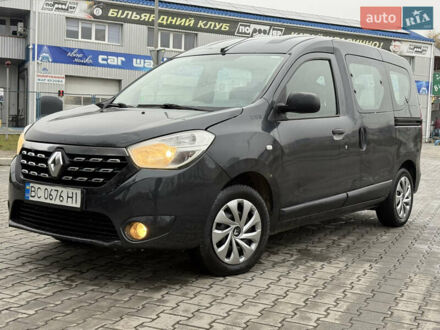 Серый Рено Dokker, объемом двигателя 1.5 л и пробегом 220 тыс. км за 7200 $, фото 1 на Automoto.ua