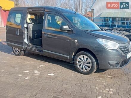 Серый Рено Dokker, объемом двигателя 1.46 л и пробегом 223 тыс. км за 7700 $, фото 1 на Automoto.ua