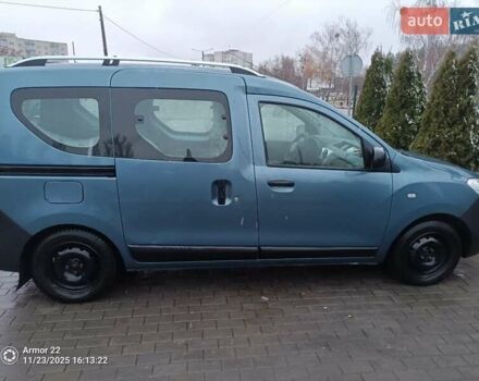 Синий Рено Dokker, объемом двигателя 1.46 л и пробегом 180 тыс. км за 7200 $, фото 5 на Automoto.ua