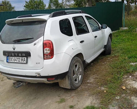Белый Рено Дастер, объемом двигателя 2 л и пробегом 155 тыс. км за 10500 $, фото 1 на Automoto.ua
