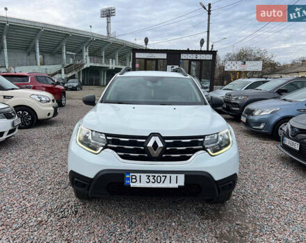 Белый Рено Дастер, объемом двигателя 1.6 л и пробегом 147 тыс. км за 13950 $, фото 1 на Automoto.ua