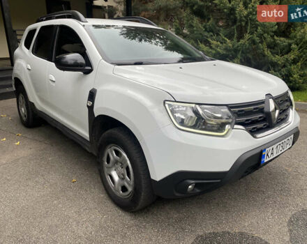 Рено Дастер 2021 у Києві на Automoto.ua Білий Рено Дастер, об'ємом двигуна 1.5 л та пробігом 82 тис. км за 17500 $, фото 1 на Automoto.ua
