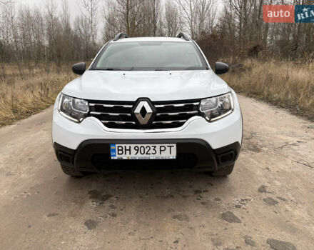Белый Рено Дастер, объемом двигателя 1.6 л и пробегом 75 тыс. км за 12999 $, фото 1 на Automoto.ua