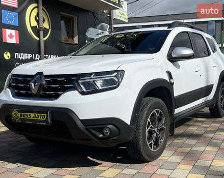 Белый Рено Дастер, объемом двигателя 1.46 л и пробегом 47 тыс. км за 21750 $, фото 2 на Automoto.ua