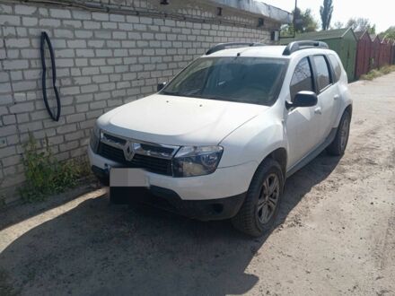 Белый Рено Дастер, объемом двигателя 1.6 л и пробегом 219 тыс. км за 8600 $, фото 1 на Automoto.ua
