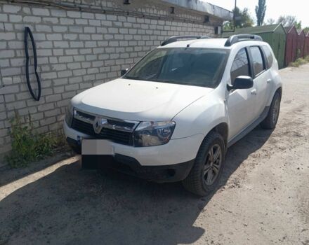 Белый Рено Дастер, объемом двигателя 1.6 л и пробегом 219 тыс. км за 8600 $, фото 1 на Automoto.ua