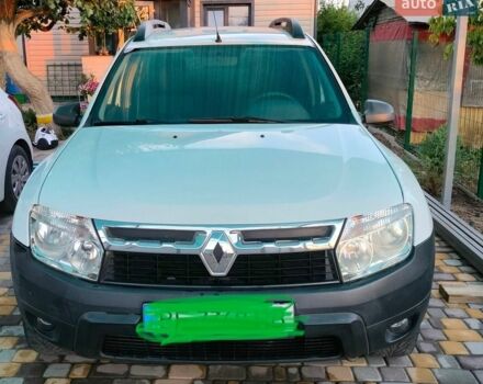 Белый Рено Дастер, объемом двигателя 1.46 л и пробегом 165 тыс. км за 7600 $, фото 1 на Automoto.ua