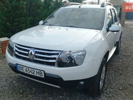 Белый Рено Дастер, объемом двигателя 1.46 л и пробегом 148 тыс. км за 9200 $, фото 1 на Automoto.ua