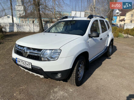 Рено Дастер 2017 в Овруче на Automoto.ua Белый Рено Дастер, объемом двигателя 1.46 л и пробегом 163 тыс. км за 11999 $, фото 1 на Automoto.ua