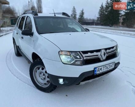 Белый Рено Дастер, объемом двигателя 1.46 л и пробегом 175 тыс. км за 10700 $, фото 1 на Automoto.ua