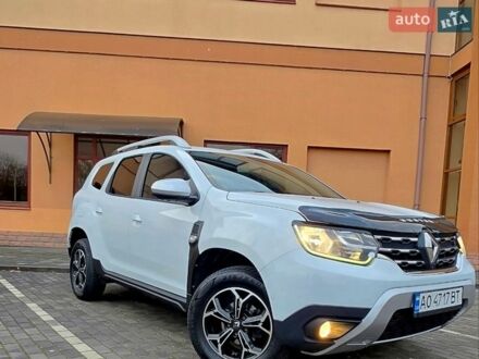 Белый Рено Дастер, объемом двигателя 1.6 л и пробегом 103 тыс. км за 13900 $, фото 1 на Automoto.ua
