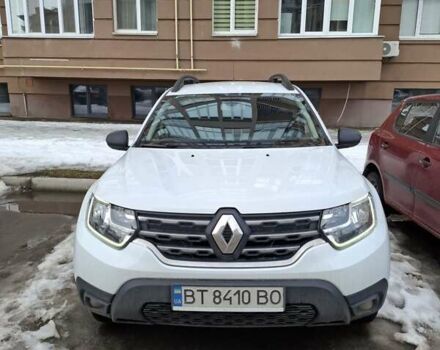 Белый Рено Дастер, объемом двигателя 1.6 л и пробегом 153 тыс. км за 14000 $, фото 1 на Automoto.ua