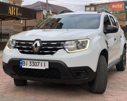 Рено Дастер 2018 в Ахтырке на Automoto.ua Белый Рено Дастер, объемом двигателя 1.6 л и пробегом 147 тыс. км за 13999 $, фото 1 на Automoto.ua