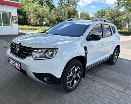 Белый Рено Дастер, объемом двигателя 1.6 л и пробегом 169 тыс. км за 13999 $, фото 1 на Automoto.ua
