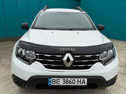 Белый Рено Дастер, объемом двигателя 1.46 л и пробегом 93 тыс. км за 16200 $, фото 1 на Automoto.ua