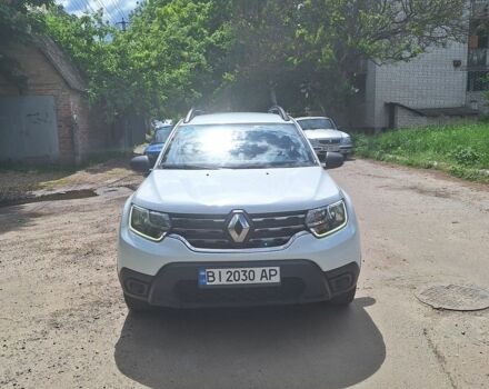 Белый Рено Дастер, объемом двигателя 1.46 л и пробегом 214 тыс. км за 12500 $, фото 1 на Automoto.ua