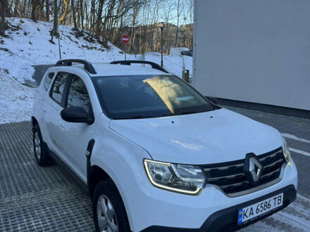 Белый Рено Дастер, объемом двигателя 1.6 л и пробегом 51 тыс. км за 16500 $, фото 1 на Automoto.ua