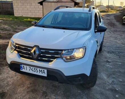 Белый Рено Дастер, объемом двигателя 1.6 л и пробегом 67 тыс. км за 16000 $, фото 1 на Automoto.ua