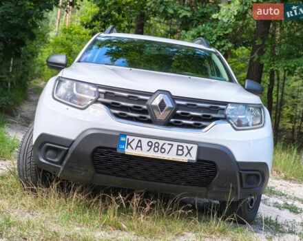 Белый Рено Дастер, объемом двигателя 1.6 л и пробегом 100 тыс. км за 14190 $, фото 1 на Automoto.ua