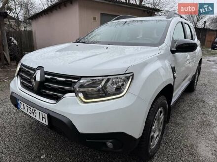 Белый Рено Дастер, объемом двигателя 1.46 л и пробегом 80 тыс. км за 14700 $, фото 1 на Automoto.ua
