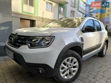 Рено Дастер 2021 в Ивано-Франковске на Automoto.ua Белый Рено Дастер, объемом двигателя 1.5 л и пробегом 45 тыс. км за 19500 $, фото 1 на Automoto.ua