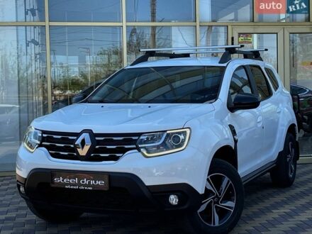 Белый Рено Дастер, объемом двигателя 1.6 л и пробегом 123 тыс. км за 17299 $, фото 1 на Automoto.ua