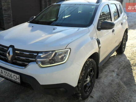 Белый Рено Дастер, объемом двигателя 1.46 л и пробегом 93 тыс. км за 15900 $, фото 1 на Automoto.ua