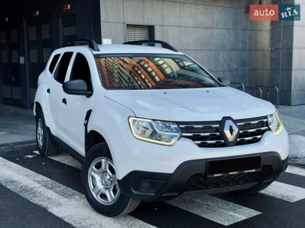 Рено Дастер 2021 у Києві на Automoto.ua Білий Рено Дастер, об'ємом двигуна 1.5 л та пробігом 80 тис. км за 14400 $, фото 1 на Automoto.ua