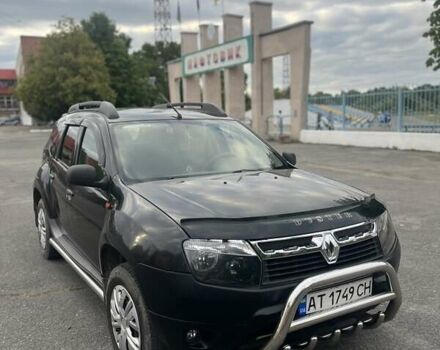 Черный Рено Дастер, объемом двигателя 1.46 л и пробегом 140 тыс. км за 8900 $, фото 2 на Automoto.ua