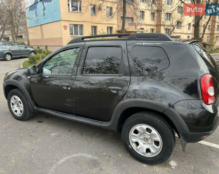 Черный Рено Дастер, объемом двигателя 1.46 л и пробегом 198 тыс. км за 7999 $, фото 1 на Automoto.ua