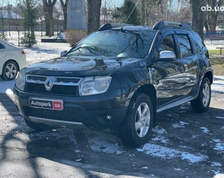 Черный Рено Дастер, объемом двигателя 1.6 л и пробегом 246 тыс. км за 8390 $, фото 1 на Automoto.ua