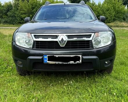Черный Рено Дастер, объемом двигателя 1.6 л и пробегом 210 тыс. км за 7700 $, фото 1 на Automoto.ua