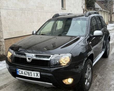 Черный Рено Дастер, объемом двигателя 1.5 л и пробегом 140 тыс. км за 8500 $, фото 1 на Automoto.ua