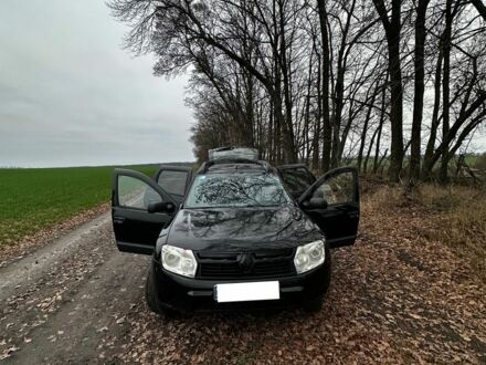 Черный Рено Дастер, объемом двигателя 1.6 л и пробегом 180 тыс. км за 6650 $, фото 1 на Automoto.ua