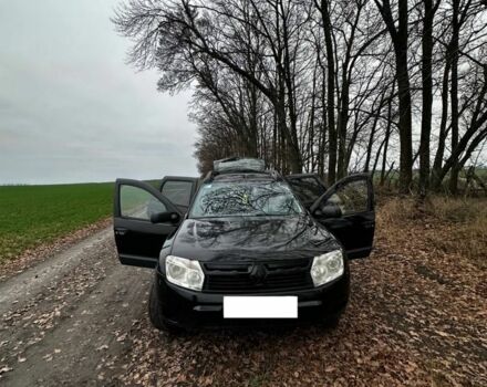 Черный Рено Дастер, объемом двигателя 1.6 л и пробегом 198 тыс. км за 6700 $, фото 1 на Automoto.ua