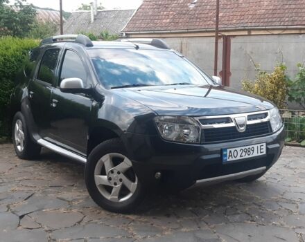Черный Рено Дастер, объемом двигателя 1.5 л и пробегом 194 тыс. км за 8450 $, фото 1 на Automoto.ua