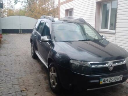Черный Рено Дастер, объемом двигателя 1.46 л и пробегом 242 тыс. км за 8500 $, фото 1 на Automoto.ua