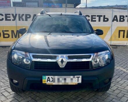 Черный Рено Дастер, объемом двигателя 1.6 л и пробегом 95 тыс. км за 10500 $, фото 1 на Automoto.ua
