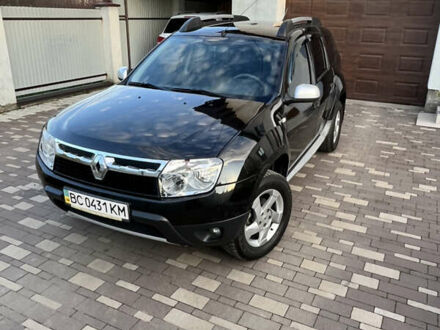 Черный Рено Дастер, объемом двигателя 1.6 л и пробегом 92 тыс. км за 8900 $, фото 1 на Automoto.ua