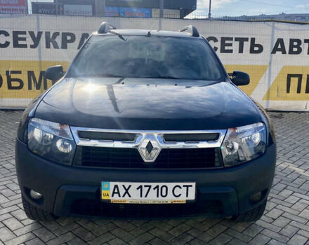 Черный Рено Дастер, объемом двигателя 1.6 л и пробегом 95 тыс. км за 10500 $, фото 1 на Automoto.ua