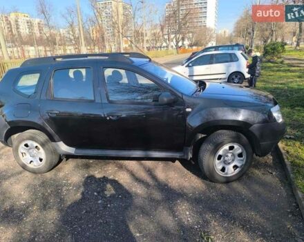 Черный Рено Дастер, объемом двигателя 1.46 л и пробегом 106 тыс. км за 9200 $, фото 1 на Automoto.ua