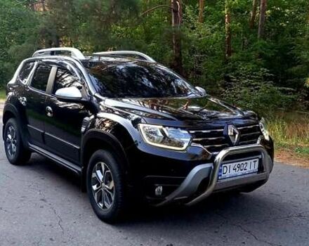 Черный Рено Дастер, объемом двигателя 1.6 л и пробегом 82 тыс. км за 18200 $, фото 1 на Automoto.ua